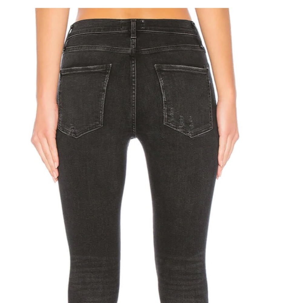 Agolde Sophie distressed jeans skinny high rise - Picture 7 of 12